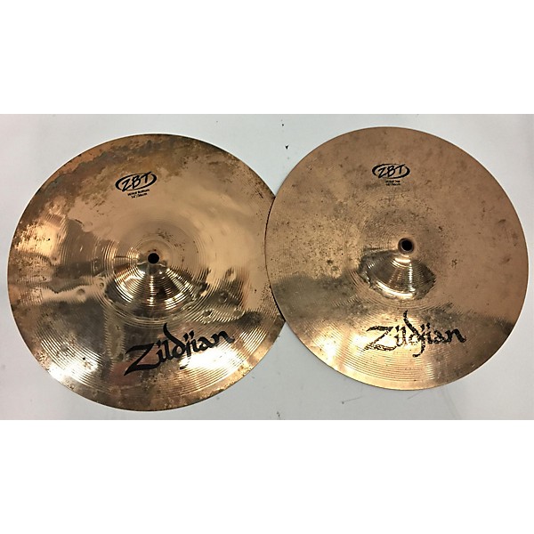 Used Zildjian 14in ZBT Hi Hat Pair Cymbal