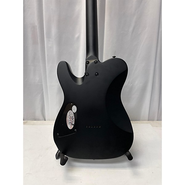 Used Schecter Guitar Research Used Schecter Guitar Research Machine Gun Kelly Black And Pink Solid Body Electric Guitar