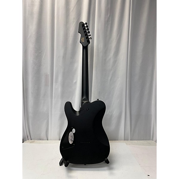 Used Schecter Guitar Research Used Schecter Guitar Research Machine Gun Kelly Black And Pink Solid Body Electric Guitar