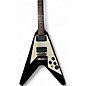 Used Gibson Kirk Hammett Signature Flying V Aged Black Solid Body Electric Guitar