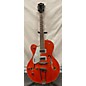 Used Gretsch Guitars Used Gretsch Guitars G5420T Electromatic Left Handed Orange Hollow Body Electric Guitar