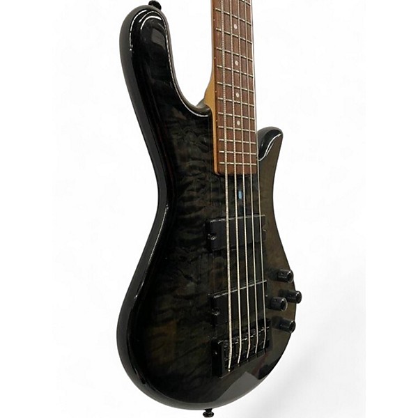 Used Spector NS Ethos 5 Gray Electric Bass Guitar
