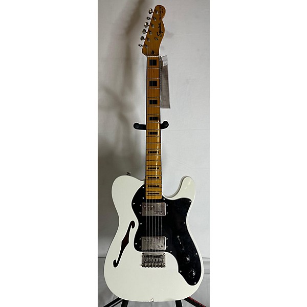 Used Squier Used Squier Classic Vibe Telecaster Thinline Alpine White Hollow Body Electric Guitar