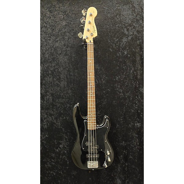 Used Squier Affinity Precision Bass Electric Bass Guitar Black Guitar