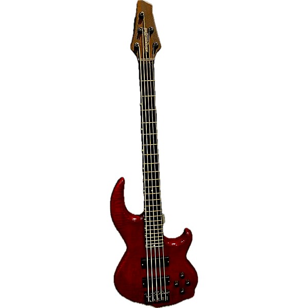 Used Conklin Guitars Used Conklin Guitars GT5 Crimson Red Trans Electric Bass Guitar