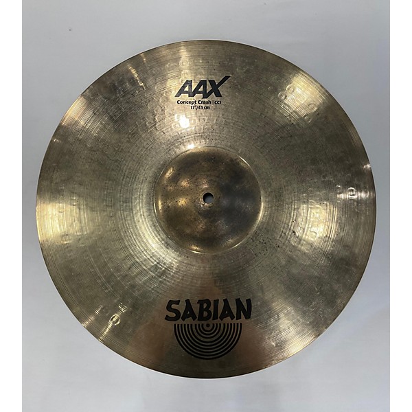 Used SABIAN 17in AAX CONCEPT CRASH Cymbal