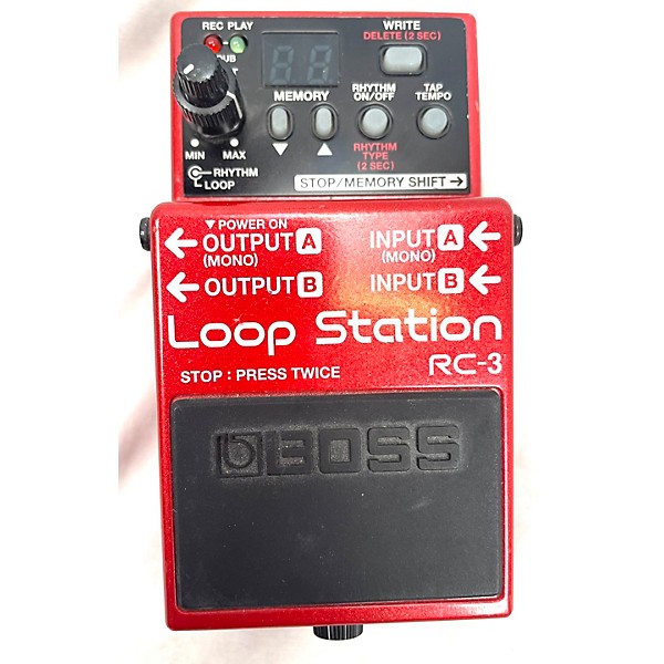 Used BOSS RC3 Loop Station Pedal