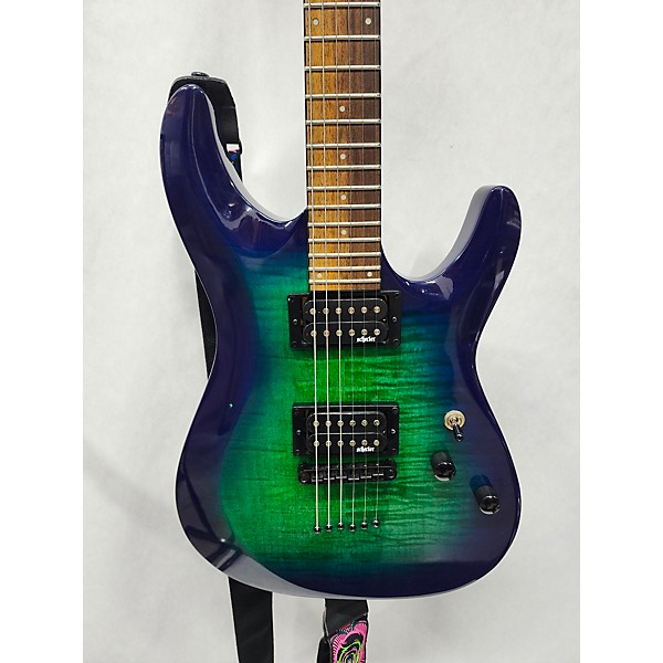 Used Schecter Guitar Research Used Schecter Guitar Research C6-Elite Aquaburst Solid Body Electric Guitar