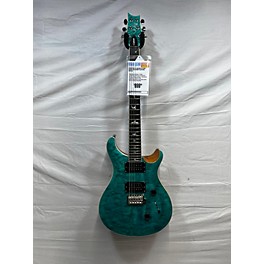 Used PRS Used PRS SE Custom 24 Surf Green Solid Body Electric Guitar