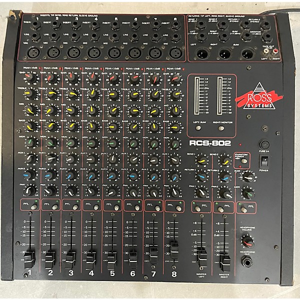 Used Ross RCS-802 Unpowered Mixer