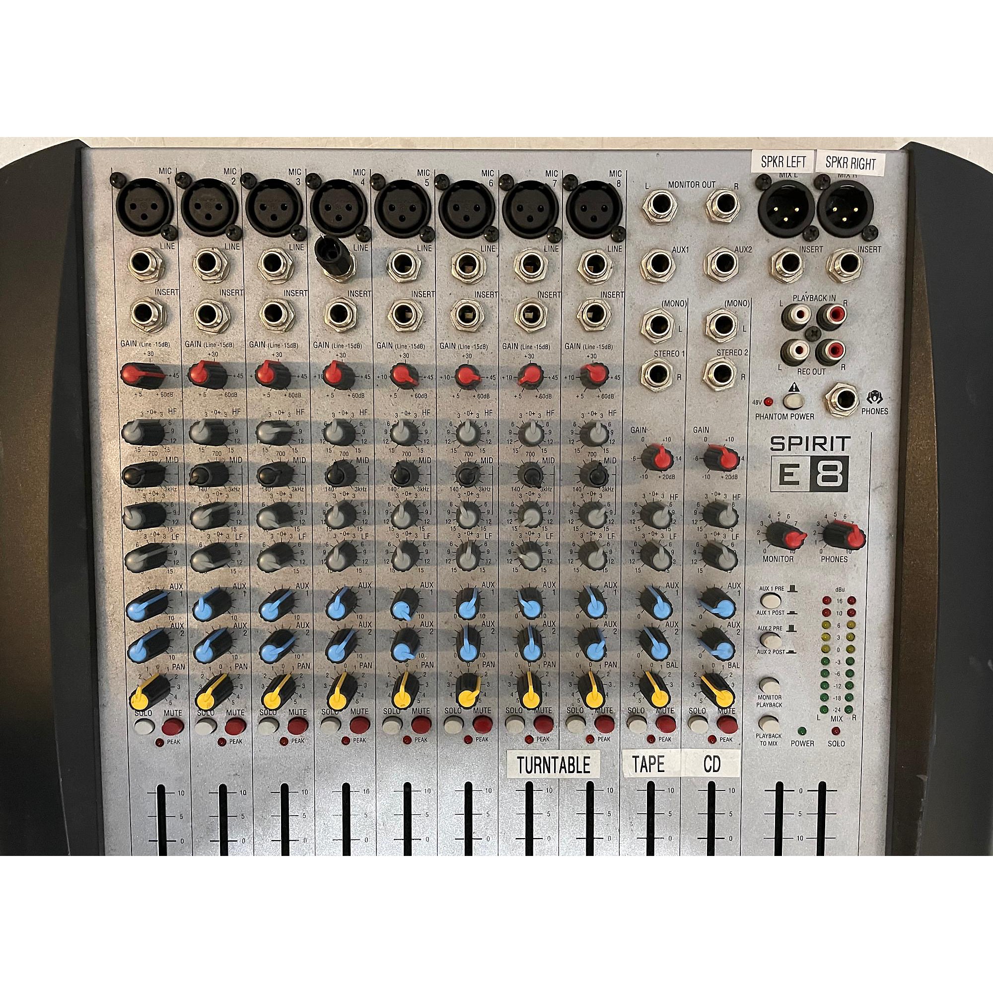 Used Soundcraft Used Soundcraft Spirit E8 Unpowered Mixer | Guitar Center