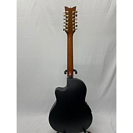 Used Ampeg Used Schecter Guitar Research Diamond Series Elite 12 String Brown 12 String Acoustic Electric Guitar