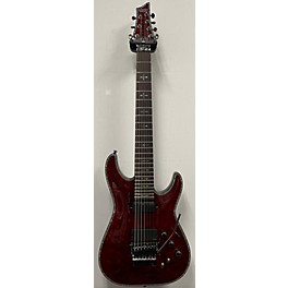 Used Schecter Guitar Research Used Schecter Guitar Research HELLRAISER C-7 FRS Black Cherry Solid Body Electric Guitar