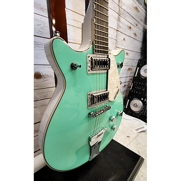 Used Gretsch Guitars Used Gretsch Guitars G5237 ELECTROMATIC DOUBLE JET FT Surf Green Solid Body Electric Guitar