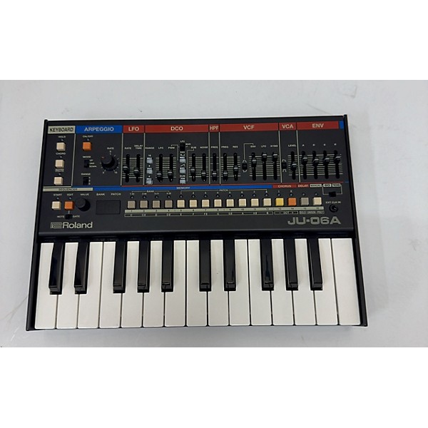 Used Roland Ju-06a W/ K25M Keyboard Synthesizer