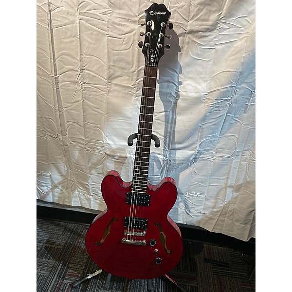 Used Epiphone Used Epiphone Dot Studio Red Hollow Body Electric Guitar