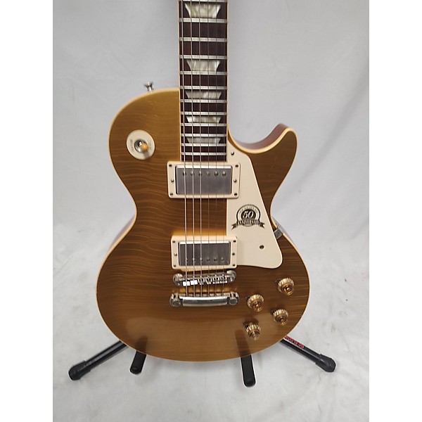 Used Gibson Used 2008 Gibson 1958 Reissue Murphy Aged Les Paul 50th Anniversary Gold Top Solid Body Electric Guitar