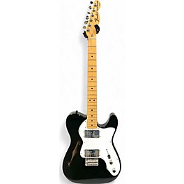 Used Fender Used Fender 1972 American Vintage Telecaster Thinline Black Solid Body Electric Guitar