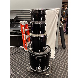 Used TAMA Used TAMA 4 piece Imperialstar Black Drum Kit