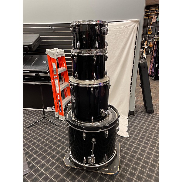 Used TAMA Used TAMA 4 piece Imperialstar Black Drum Kit