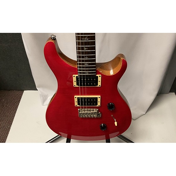 Used PRS Used PRS SE Custom 24 Bonnie Pink Solid Body Electric Guitar