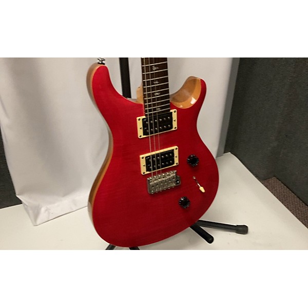 Used PRS Used PRS SE Custom 24 Bonnie Pink Solid Body Electric Guitar