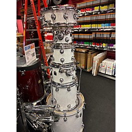 Used Natal Drums Used Natal Drums 6 piece ASH WHITE SWIRL Drum Kit