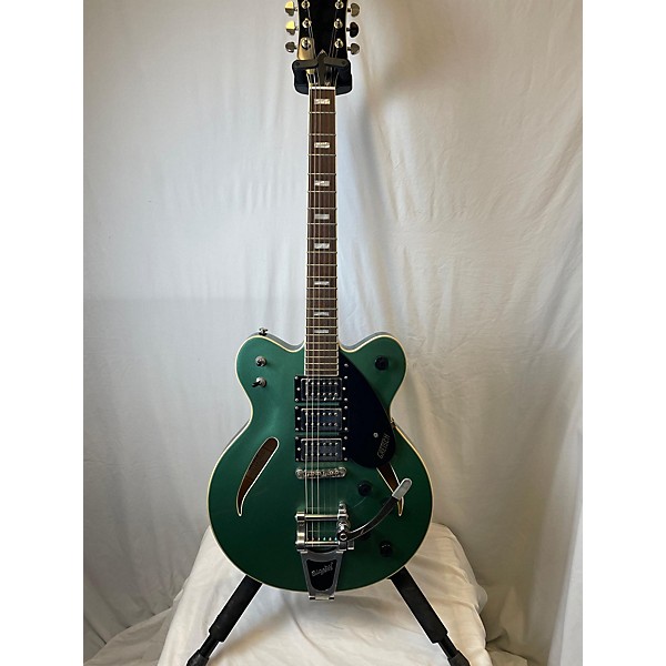 Used Gretsch Guitars Used Gretsch Guitars G2627T Green Hollow Body Electric Guitar