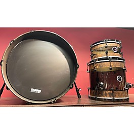 Used In Store Used Used AJP CUSTOM 3 piece 3 PEICE ACRYLIC Natural And Acrylic Drum Kit