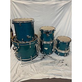 Used Mapex Used Mapex 6 piece M SERIES TEAL Drum Kit