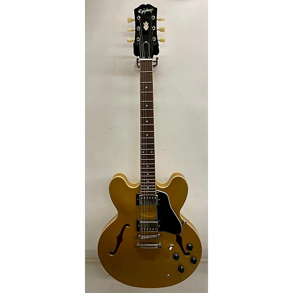 Used Used Epiphone ES335 Traditional Gold Hollow Body Electric Guitar