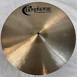 Used Bosphorus Cymbals Used Bosphorus Cymbals 18in Traditional Thin Crash Cymbal