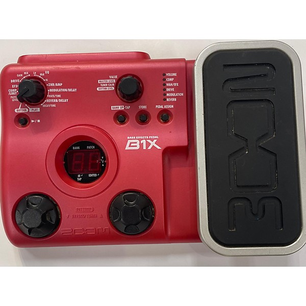 Used Zoom B1X Bass Effect Pedal