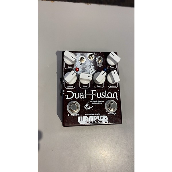 Used Wampler Used Wampler Dual Fusion Tom Quayle Signature Overdrive Effect Pedal