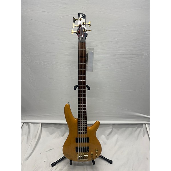 Used Ibanez Used Ibanez SR1205E 5 String Natural Electric Bass Guitar