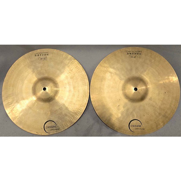 Used Used DREAM CYMBALS 14in Bliss Series HI Hats Pair Cymbal