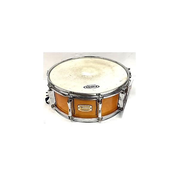 Used Yamaha Used Yamaha 5.5X14 Stage Custom Snare Drum Amber