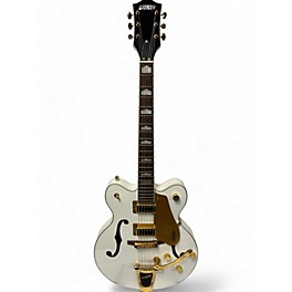 Used Gretsch Guitars Used Gretsch Guitars G5422T Electromatic White Hollow Body Electric Guitar