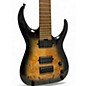 Used Jackson Pro Series Misha Mansoor Signature Juggernaut HT7FM Black Burst Burl Solid Body Electric Guitar