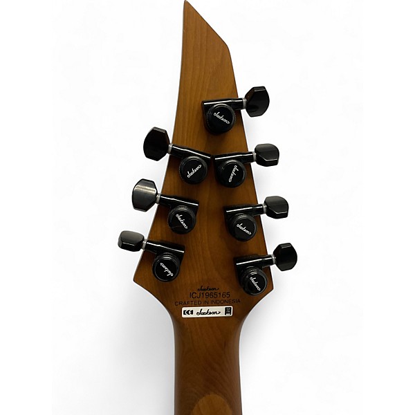 Used Jackson Pro Series Misha Mansoor Signature Juggernaut HT7FM Black Burst Burl Solid Body Electric Guitar