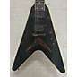 Used Epiphone Used Epiphone Dave Mustaine Flying V Custom Black Metallic Solid Body Electric Guitar