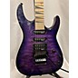 Used Jackson Used Jackson JS34Q Dinky Trans Purple Solid Body Electric Guitar