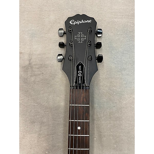 Used Epiphone Goth SG Special Ltd Solid Body Electric Guitar