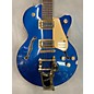 Used Gretsch Guitars Used Gretsch Guitars G5655TG Blue Hollow Body Electric Guitar