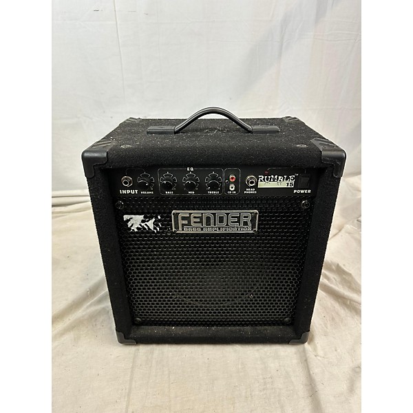 Used Fender Rumble 15 15W 1X8 Bass Combo Amp