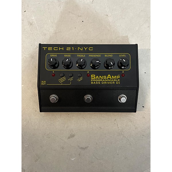 Used Tech 21 Sansamp Programmable Bass Driver DI Effect Pedal | Guitar  Center