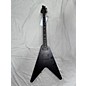 Used Schecter Guitar Research Used Schecter Guitar Research V-1 SLS Elite Evil Twin Matte Black Solid Body Electric Guitar thumbnail