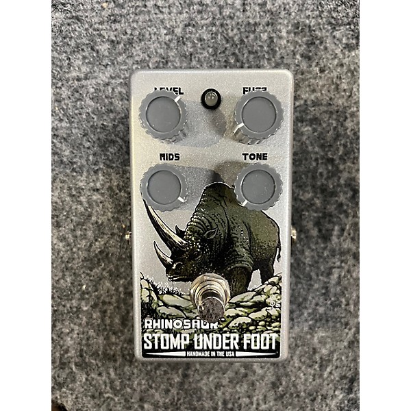 Used Stomp Under Foot Rhinosaur Fuzz Effect Pedal