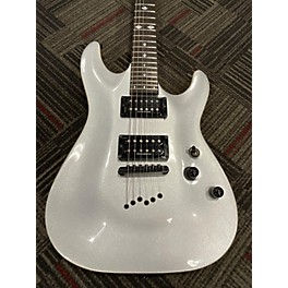 Used Schecter Guitar Research Used Schecter Guitar Research C1 Diamond Series Silver Sparkle Solid Body Electric Guitar