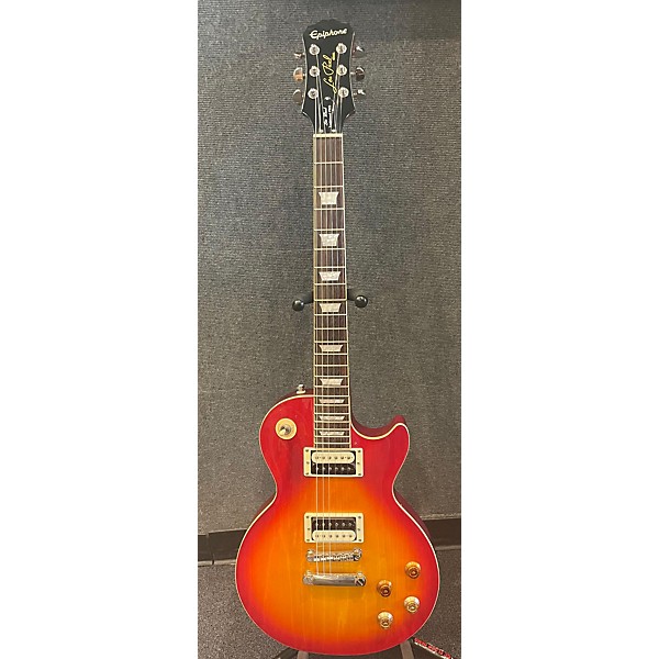 Used Epiphone Used Epiphone Les Paul Traditional Pro Heritage Cherry Solid Body Electric Guitar